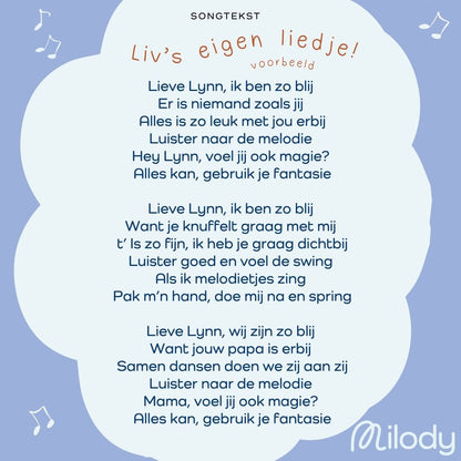 Leuk met jou erbij - Vrolijk liedje met naam van de baby