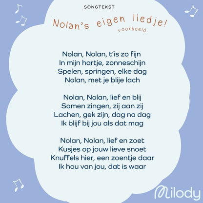 Samen zingen, zij aan zij - Vrolijk liedje met naam van de baby