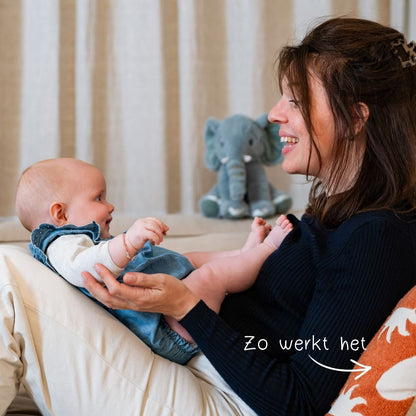 Spelen met zijn twee omslagfoto